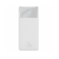 Зовнішній акумулятор Baseus Bipow Digital Display Power bank 10000mAh 20W White