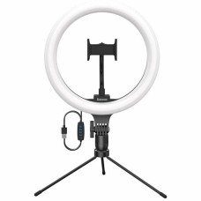 Кільцева світлодіодна LED-лампа Baseus Live Stream Holder-table Stand (10-inch Light Ring)Black