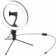 Кільцева світлодіодна LED-лампа Baseus Live Stream Holder-table Stand (10-inch Light Ring)Black