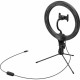 Кільцева світлодіодна LED-лампа Baseus Live Stream Holder-table Stand (10-inch Light Ring)Black