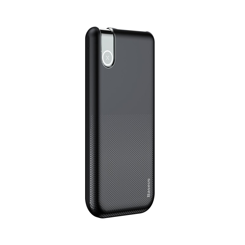 Зовнішній акумулятор Baseus Thin Version Wireless Charge Power Bank 10000 mAh Black