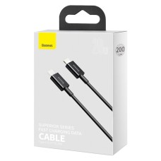 Кабель Baseus Superior Series Type-C to IP PD 20W 2m Black