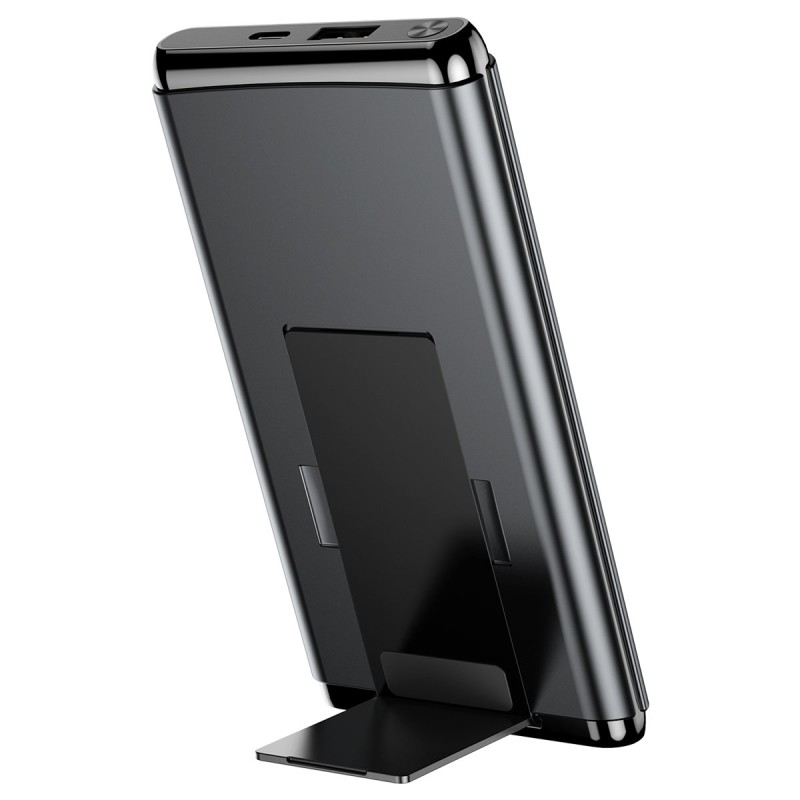 Зовнішній акумулятор Baseus Wireless Power Bank 10000mAh Black