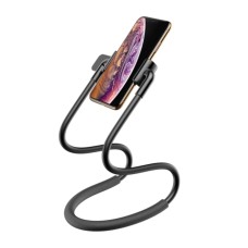 Тримач для мобiльного Baseus New Neck-Mounted Lazy Bracket Black