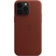 Чохол для смартфона Leather AAA Full Magsafe IC for iPhone 14 Pro Saddle Brown