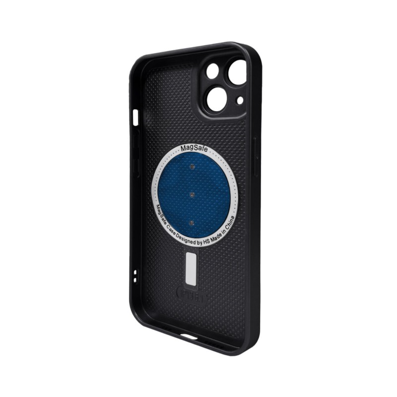 Чохол для смартфона AG Glass Matt Frame Color MagSafe Logo for Apple iPhone 13 Graphite Black