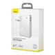 Зарядний пристрій Baseus Power Station (GaN) 2 in1 Q.C. Power bank Charger C+C 10000mAh 45W White