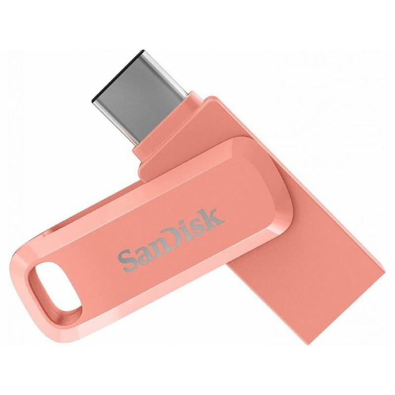 Flash SanDisk USB 3.1 Ultra Dual Drive Go USB Type-C 256Gb Peach