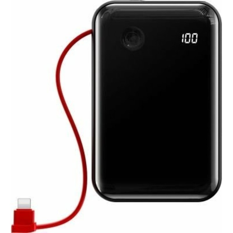 Зовнішній акумулятор Baseus Mini S Digital Display 3A Power Bank 10000mAh (With IP Cable)Black