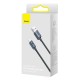 Кабель Baseus Crystal Shine Series Fast Charging Data Cable USB to Type-C 100W 1.2m Black