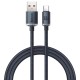 Кабель Baseus Crystal Shine Series Fast Charging Data Cable USB to Type-C 100W 1.2m Black