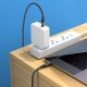 Кабель HOCO S51 Type-C to Type-C 100W, 1.2m, nylon, zinc+TPE connectors, Black