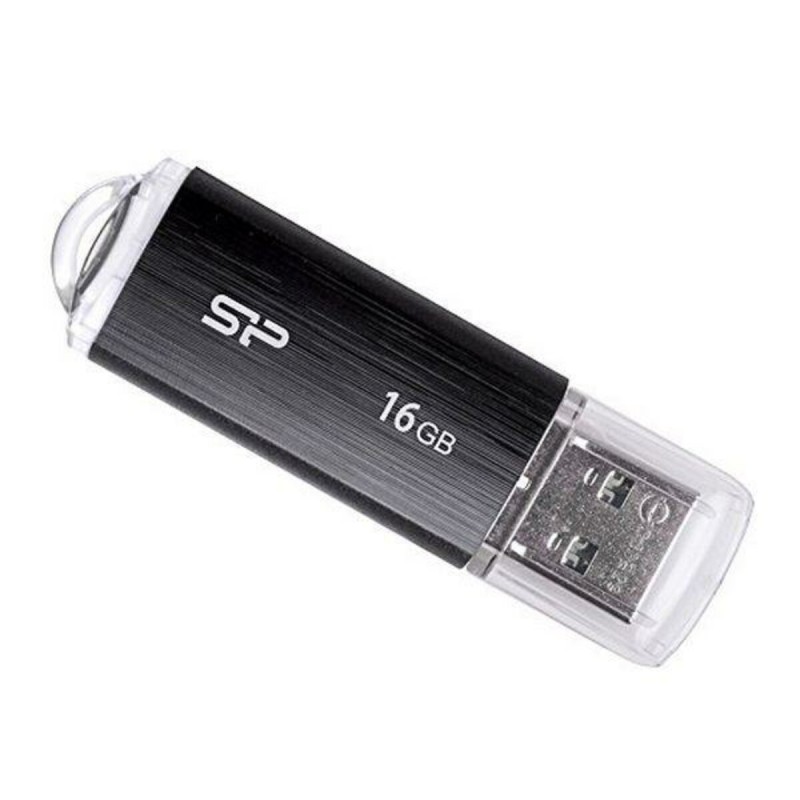 Flash SiliconPower USB 2.0 Ultima U02 16Gb Black