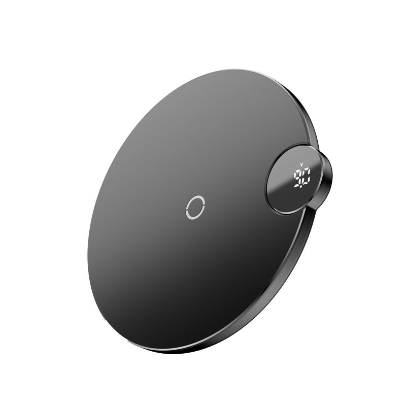 БЗП Baseus Digtal LED Display Wireless Charger Black