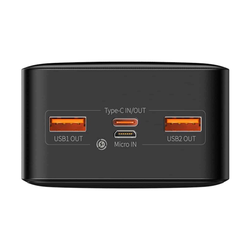 Зовнішній акумулятор Baseus Bipow Digital Display Power bank 30000mAh 20W Black (75380)