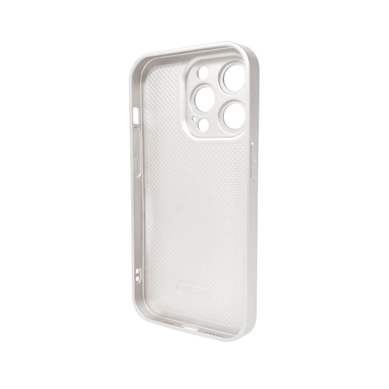 Чохол для смартфона AG Glass Matt Frame Color Logo for Apple iPhone 14 Pro Pearly White