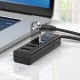 Кабель-перехiдник HOCO HB25 Easy mix 4-in-1 converter(Type-C to USB3.0+USB2.0*3) Black