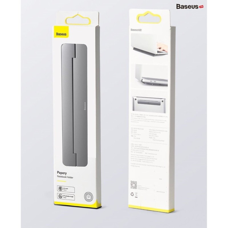 Підставка для ноутбука Baseus Papery notebook holder Silver