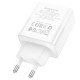 Мережевий зарядний пристрій BOROFONE BA75A Powerful dual port PD30W+QC3.0 charger White