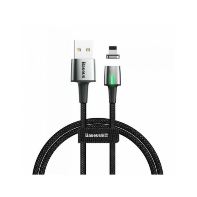 Кабель Baseus Zinc Magnetic Cable USB For iP 2.4A 1m Black