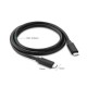 Кабель UGREEN US286 USB 2.0 Type C to Type C Cable Nickel Plating 1.5m (Black) (UGR-50998)