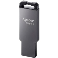 Flash Apacer USB 3.1 AH360 16Gb metal Ashy