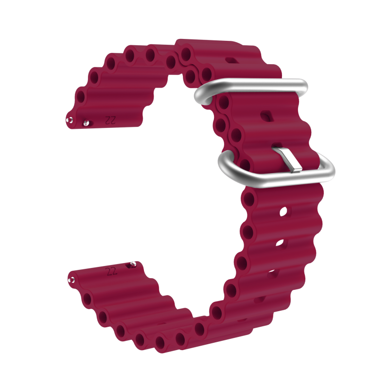 Ремінець для годинника Universal Ocean 20mm 4.Crimson