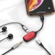 Кабель-перехiдник Baseus IP Male to Dual iP&3.5mm Female L51 Red+Black