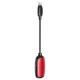 Кабель-перехiдник Baseus IP Male to Dual iP&3.5mm Female L51 Red+Black