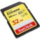 SDHC (UHS-1 U3) SanDisk Extreme 32Gb class 10 (90Mb/s, 600x)