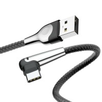 Кабель Baseus MVP Elbow Type Cable USB For Type-C 1.5A 2m  Black