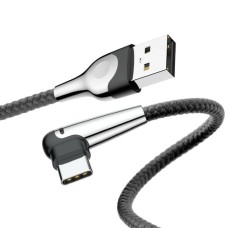 Кабель Baseus MVP Elbow Type Cable USB For Type-C 1.5A 2m  Black