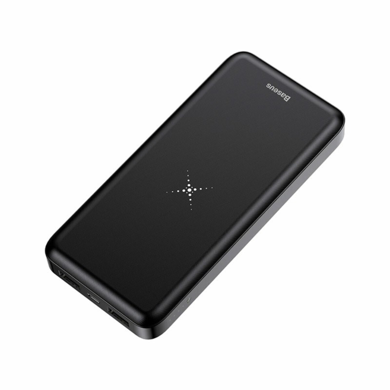 Зовнішній акумулятор Baseus M36 Wireless Charger Powerbank 10000mAh Black