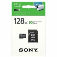 microSDXC (UHS-1 U1) Sony 128Gb class 10 (90MB/s) (adapter SD) microSDXC (UHS-1 U1) Sony 128Gb class 10 (90MB/s) (adapter SD)