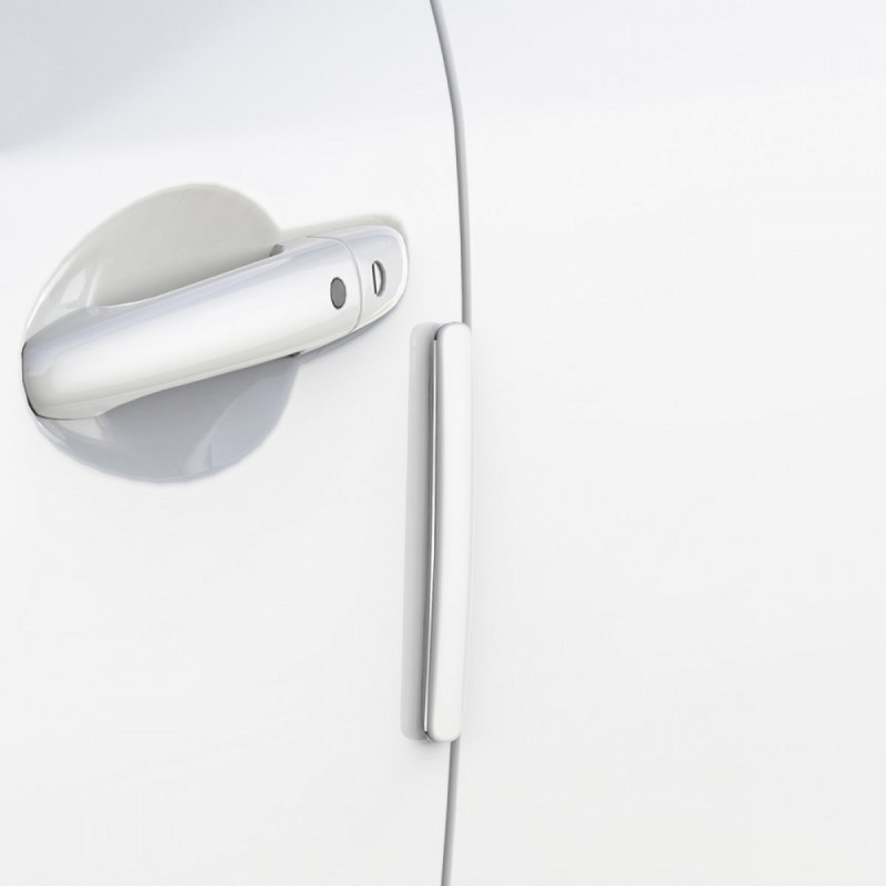 Захисні накладки Baseus Streamlined car door bumper strip White