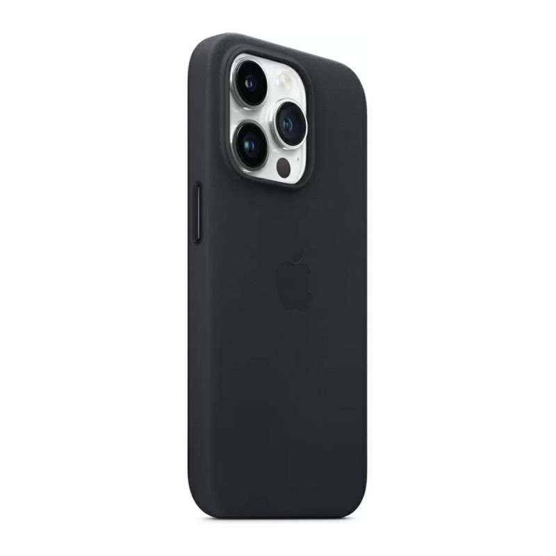 Чохол для смартфона Leather AAA Full Magsafe IC for iPhone 15 Pro Max Black