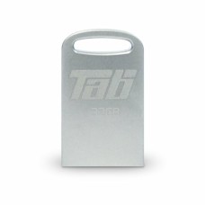 Flash Patriot USB 3.1 Lifestyle Tab 32GB (R-120Mb/s, W-15Mb/s) Metal/Silver