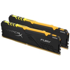DDR4 Kingston RGB HyperX FURY 32GB (Kit of 2x16384) 3200MHz CL16 Black DIMM