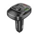 Автомобільний зарядний пристрій HOCO E76 Pole PD45W+QC3.0 car BT FM transmitter Obsidian Black