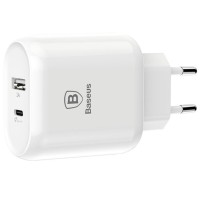 Мережевий зарядний пристрій Baseus Bojure Series with USB-C to IP Cable