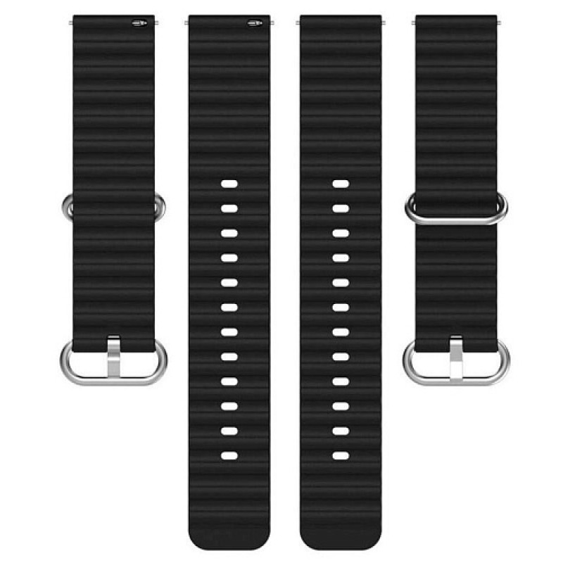 Ремінець для годинника Universal Ocean 22mm 2.Black