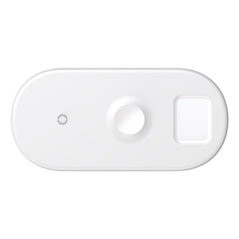 БЗП Baseus Smart 3in1 Wireless Charger For Phone+Watch+Pods White