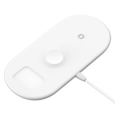 БЗП Baseus Smart 3in1 Wireless Charger For Phone+Watch+Pods White