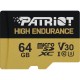 microSDXC (UHS-1 U3) Patriot High Endurance 64Gb class 10 V30 (R-95MB/s)