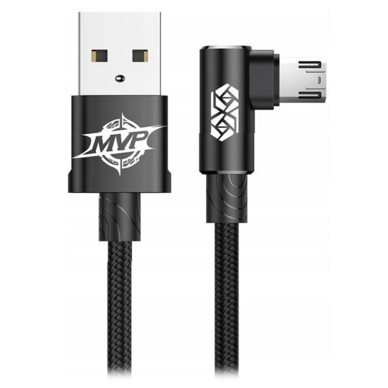 Кабель Baseus MVP Elbow Type Cable USB For Micro 2A 1m Black