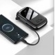 Зовнішній акумулятор Baseus Qpow Digital Display quick charging 20000mAh 22.5W(Type-C Cable)Black