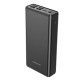 Зовнішній акумулятор BOROFONE BJ11 Rider fully compatible power bank(30000mAh) Black