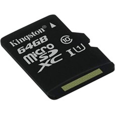 microSDXC (UHS-1) Kingston Canvas Select 64Gb class 10  (R-80MB/s)