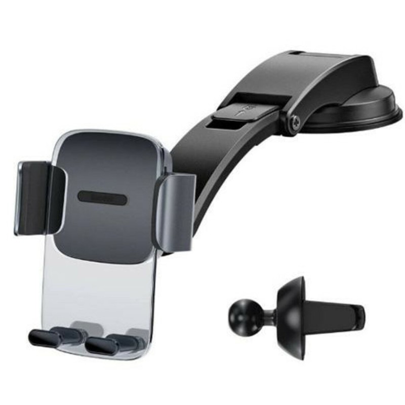 Тримач для мобiльного Baseus Easy Control Clamp Car Mount Holder (A Set)  Black
