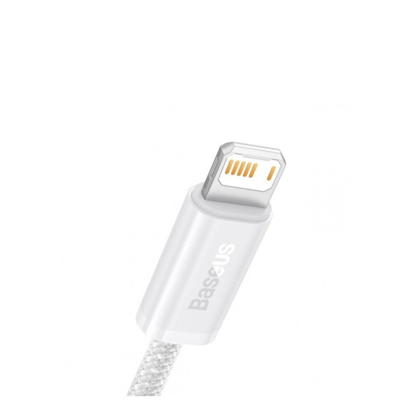 Кабель Baseus Dynamic Series Fast Charging Data Cable USB to iP 2.4A 1m White
